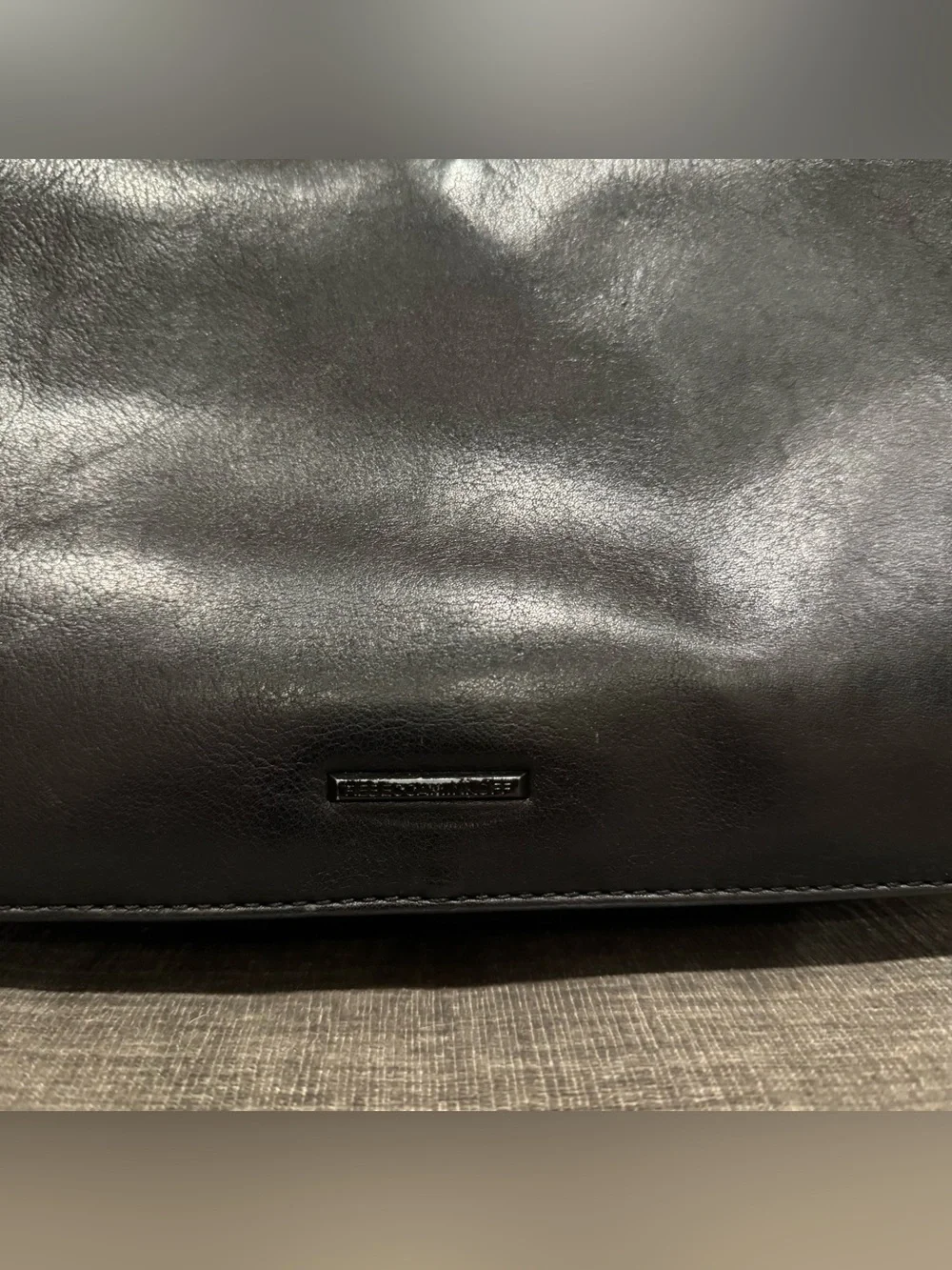 Rebecca Minkoff Jumbo Love Black Diamond Quilted Leather Crossbody